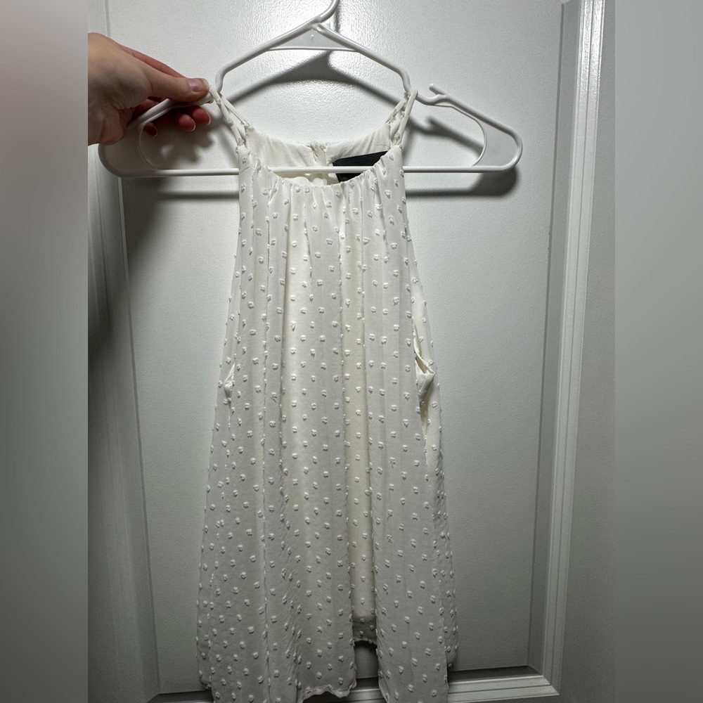 Cute white halter top